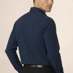 Men's Slim Fit Full Sleeve Striped Formal Shirt