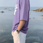 Men's Oversized Drop Shoulder Cool and Stylish Half Sleeve Round