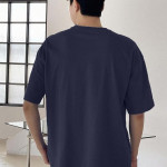 Men's Half Sleeve Round Neck Cottonblend Graphic Print Oversized